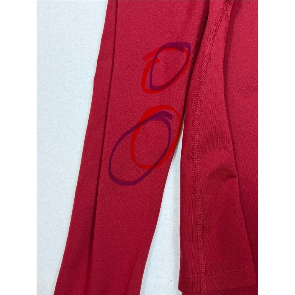 Nike Alabama Crimson Tide Pullover Women‎ Medium Red Dri-FIT 1/2 Zip Thumbholes